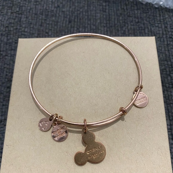 Disney Alex and Ani Mickey Snowflake in Rose Gold - Picture 4 of 4